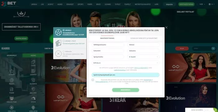 22bet kasiino